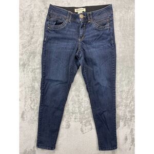 Democracy Women's Ab Technology Jeans 8‎ Tapered Blue Stretch Pockets